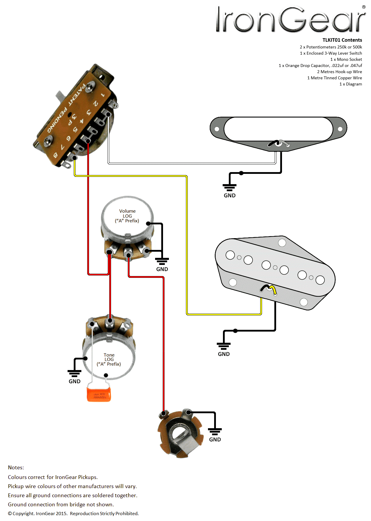 Muslady Telecaster Wiring Diagram from www.axetec.co.uk