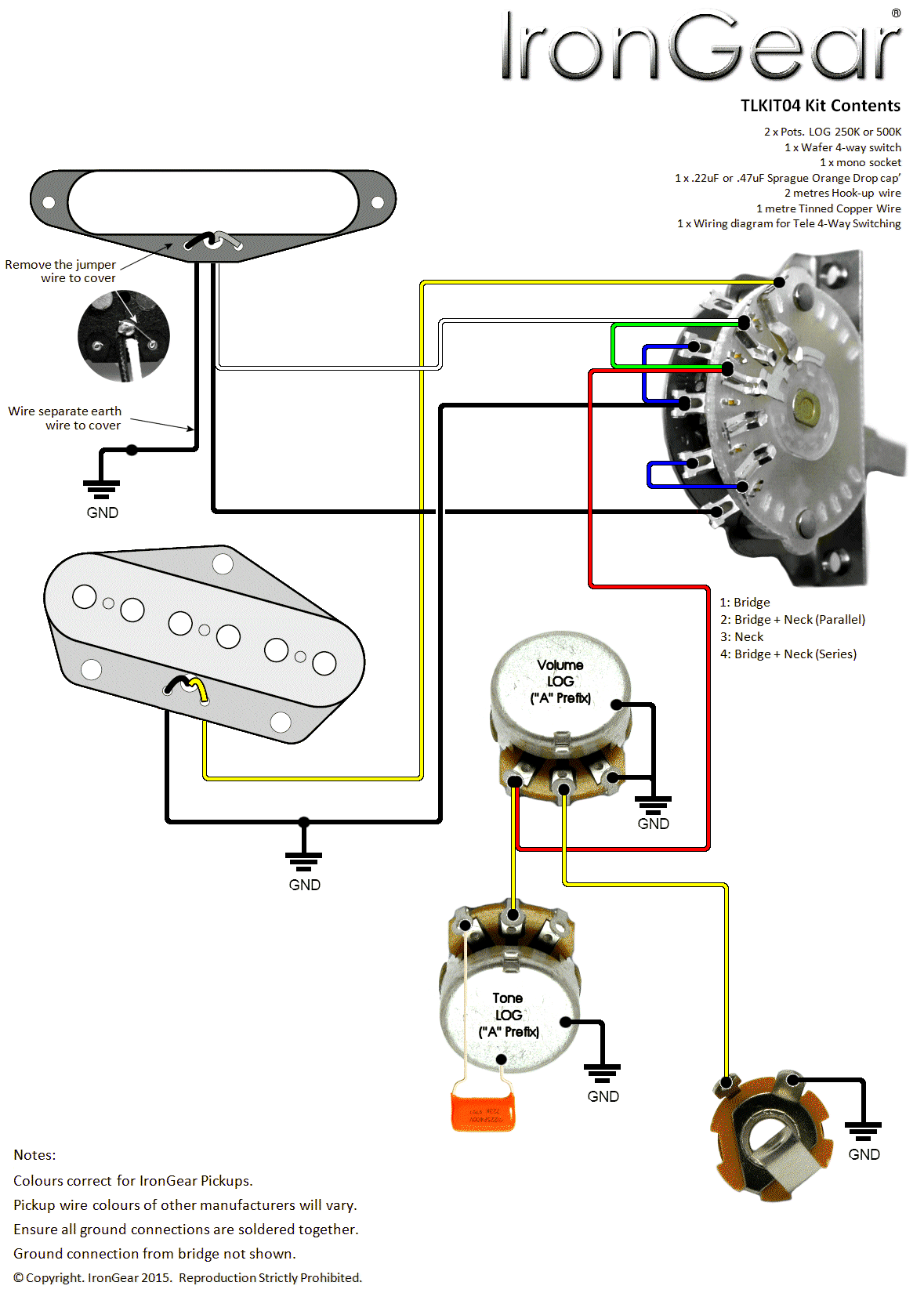 Telecaster 4 Way Wiring Diagram from www.axetec.co.uk